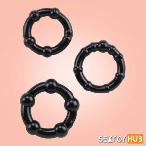 Stay Hard Beaded Cockrings CR-020