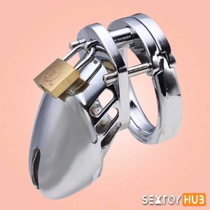 3 Size Metal Male Chastity Device Belt Cock Cages BDSM-022