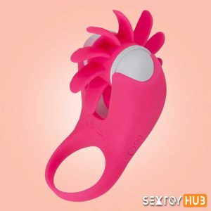 Silicone Tongue Cock Ring Vibrator CR-007
